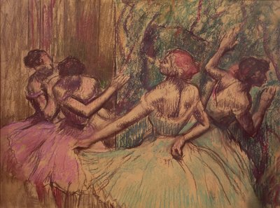 Danseurs dans les Coulisses, c.1897-1901 - Edgar Degas